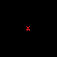 a pair of scissors on a black background